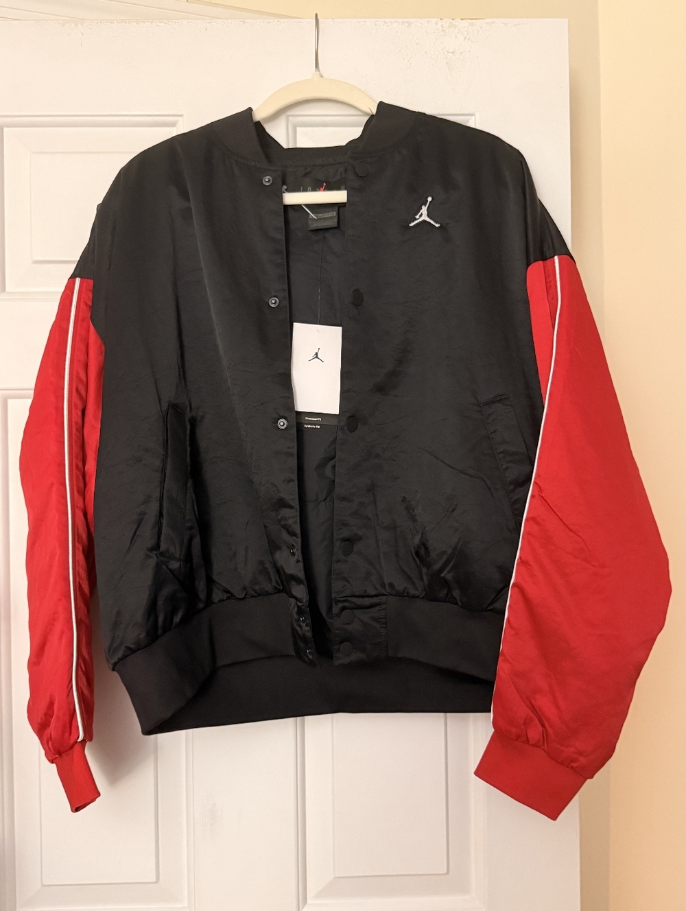 Jordan Black & Red Varsity Bomber Jacket